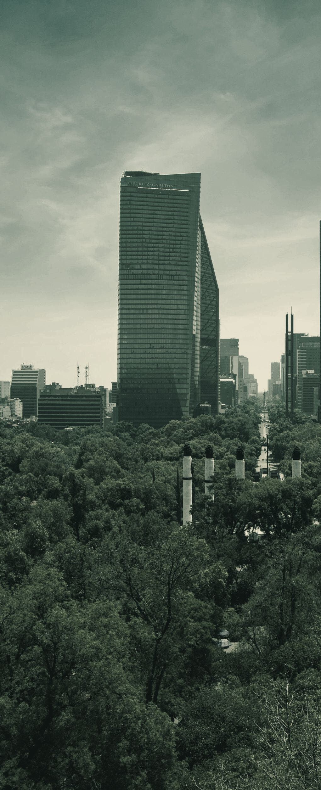 Paseo de la Reforma y el Bosque de Chapultepec, Ciudad de México